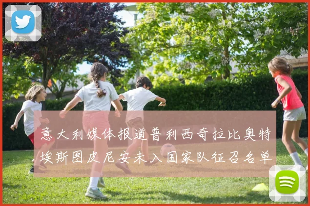 意大利媒体报道普利西奇拉比奥特埃斯图皮尼安未入国家队征召名单